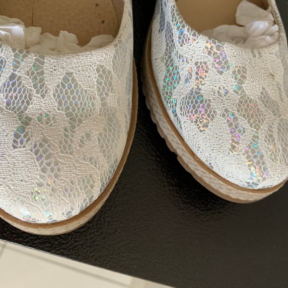 Marco Optima Womens White silver leather Shoes S10 - Picture 7 of 7